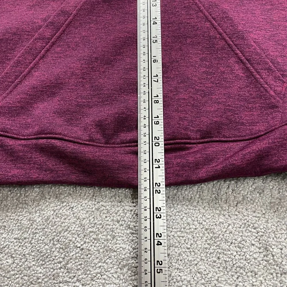 Adidas Clima Warm Hoodie Sweatshirt Womens Small Maroon Thumbholes Drawstring